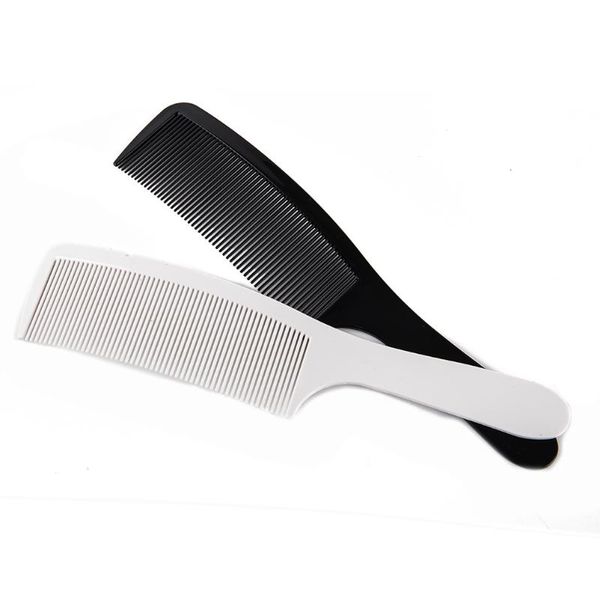

hair brushes 1 pc curved shaver clipper cutting comb barber flat anti-static salon, Silver