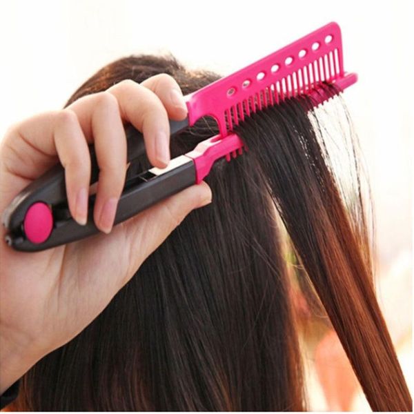 

hair brushes straight comb brush tool for dry iron curl to shaper, Silver