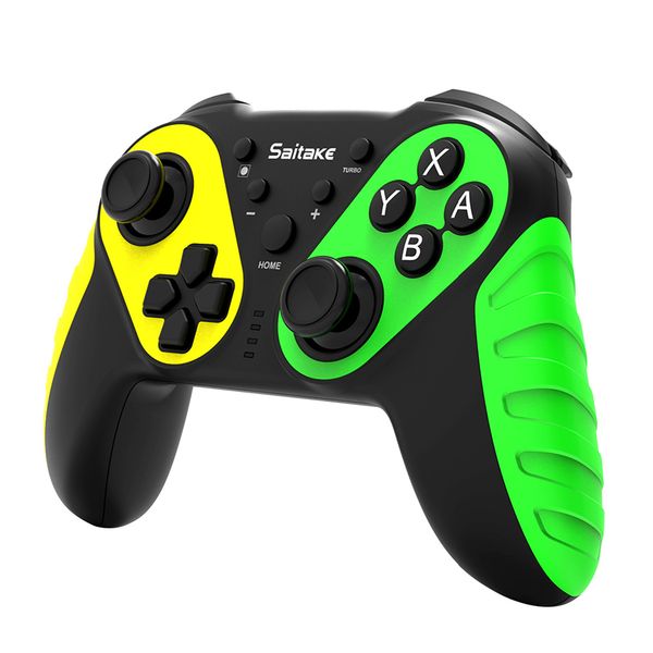 

wireless controller with amibo function for nintendo switch pro/switch lite pro, nfc remote controllers turbo/motion control 10x dhl