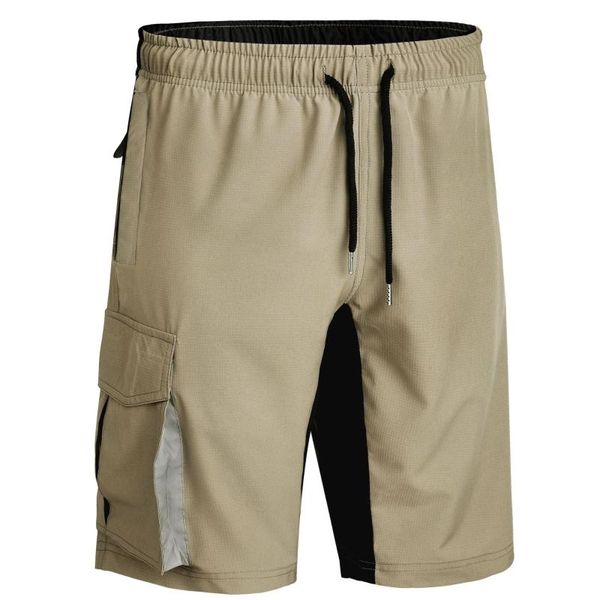 

men's shorts quick dry men summer outdoor sport drawstring casual breathable fashion elastic running with pocket, White;black