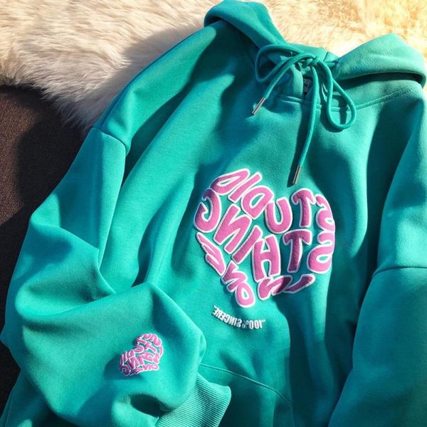 

women's hoodies & sweatshirts women casual pullover long sleeve sweatshirt korea kawaii loose girlcandy letters print preppy spring aut, Black