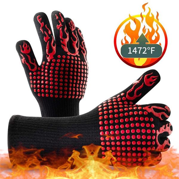 

tools & accessories fireproof gloves kitchen supplies for bbq high temperature resistant barbecue