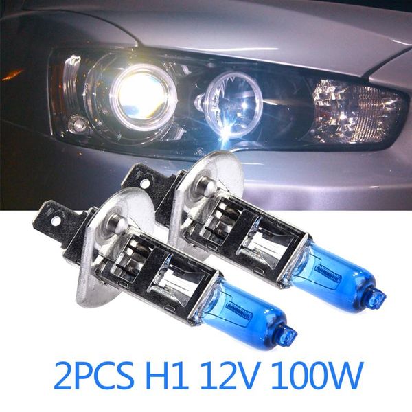 

car headlights bulb lights 12v 100w quartz ultra-white light for durable practical