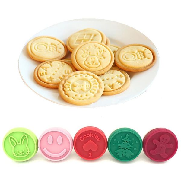 

baking moulds silicone diy cookie stamps fondant cake mold biscuit embossing tools cutters sugar craft tool christmas decorating