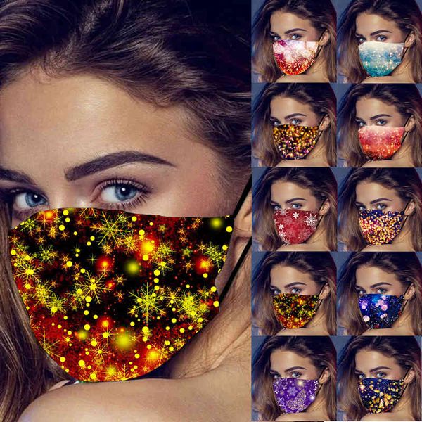 

snow 2021 year printed color breathable dust personalized pattern washable mask