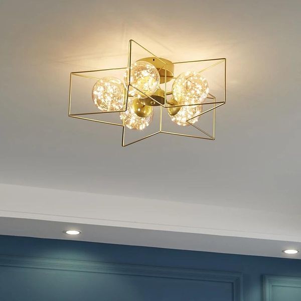 

ceiling lights modern led home chandelier lamp for living room bedroom dining kitchen luminaire black gold