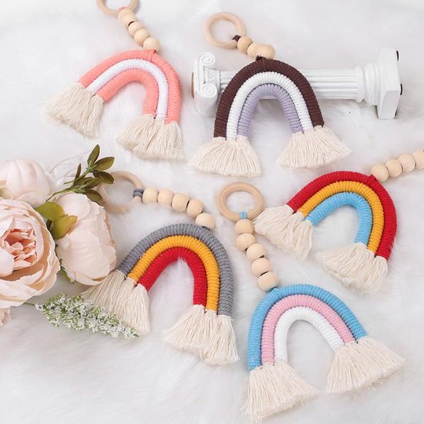 

decorative objects & figurines nordic kids room rainbow hanging decoration wall decor scandinavian accessories