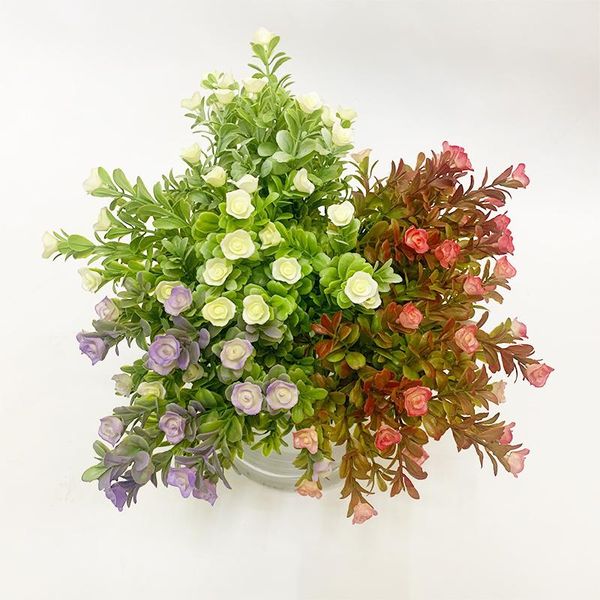 

decorative flowers & wreaths artificial outdoor plant shrubs boxwood plastic leaves fake bushes greenery window home yard garden wedding dec