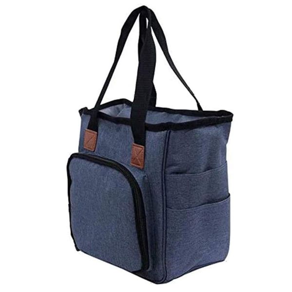

storage bags knitting tote bag portable organizer for yarns crochet hooks needles diy convenient holder wool brooch box