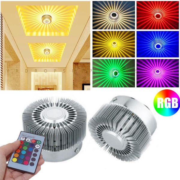 

wall lamp led mounted light colorful remote night indoor sconces modern decor bedside applique murale luminaire