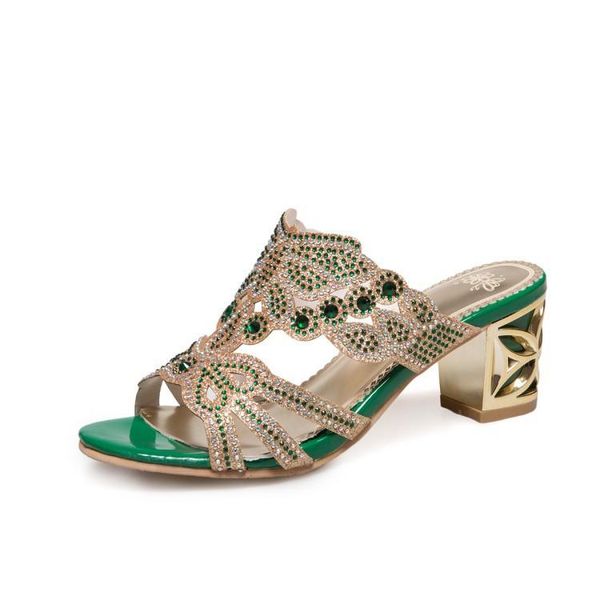 

summer small code 3233 women's sandals with a heel 40-46 shoes 1213, Black