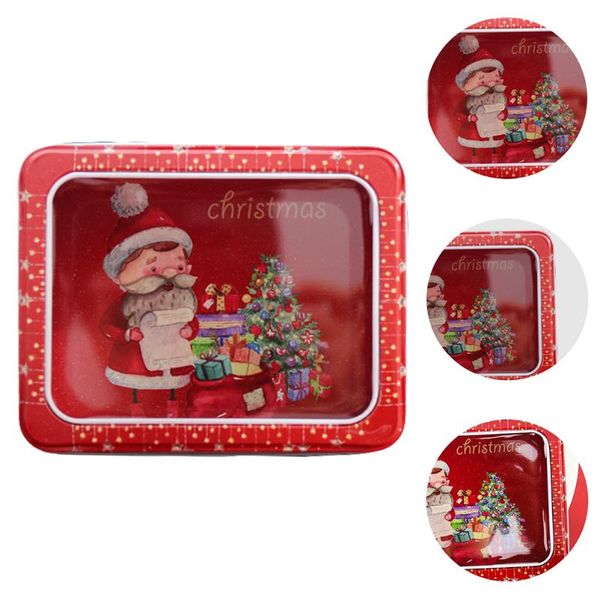 

gift wrap 1pc clear window xmas candy box decorative cookies case storage