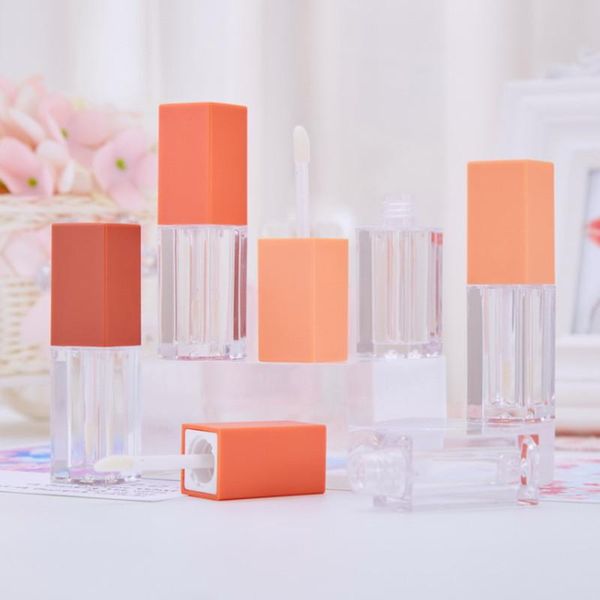 

storage bottles & jars 10/30pcs 4ml empty lip gloss tube,plastic liquid lipstick container,diy square lipgloss bottle