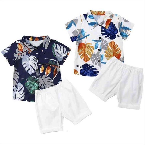 

fashion summer toddler baby kids boy clothes sets 1 6y print t shirt short pants outfit set, White