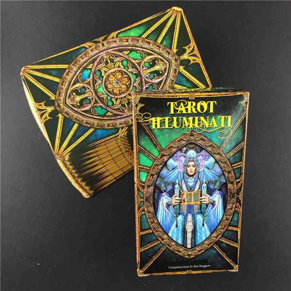 

hay house hay house tarot illuminati kit cards oracles deck card and electronic guidebook tarot game toy tarot divination e-guide book dixit