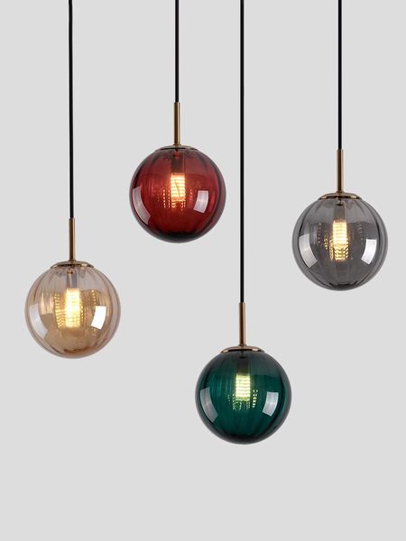 

pendant lamps modern glass ball lights nordic bubbles hanging lamp loft decor lighting fixtures for dining room bedside bar luminaire