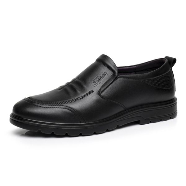

casual shoes 2021 spring and autumn new korean leisure men's business dad single iqmo, Black