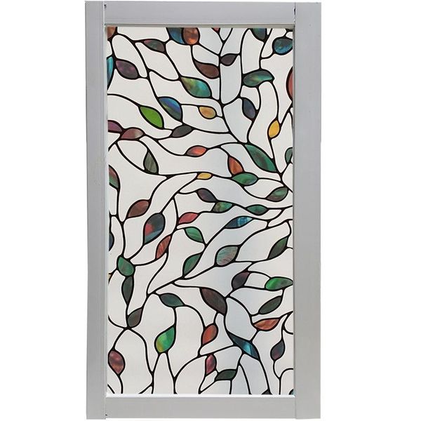 

window stickers 150cm length static cling film colorful privacy protection decorative glass foil for bathroom bedroom kitchen living room