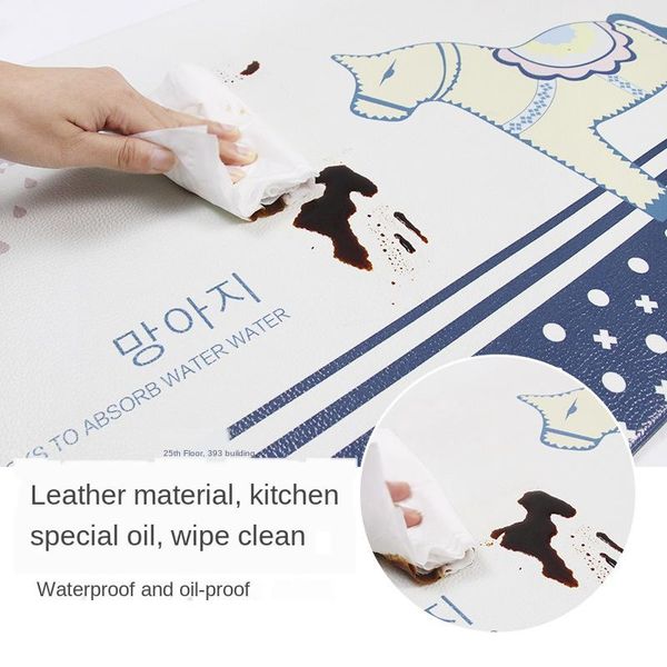 

cushion/decorative pillow kitchen door mat carpet non-slip oil-proof waterproof wipeable washable household long pvc doorway floor mats