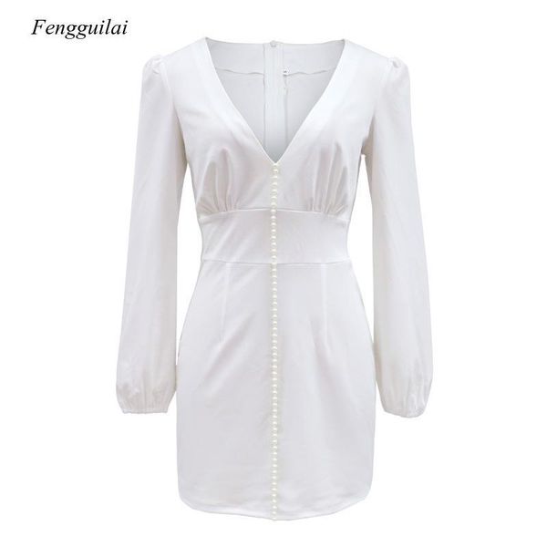 

european and american women's long sleeve high waist retracted pencil mid dress casual dresses, Black;gray