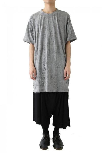 

men's pants casual wide leg harlan loose wrinkles youth trend personality spring and summer skirt, Black