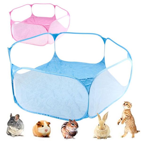 

kennels & pens pet playpen portable indoor / outdoor small animal cage game playground fence for hamster and guinea- pigs children playing t