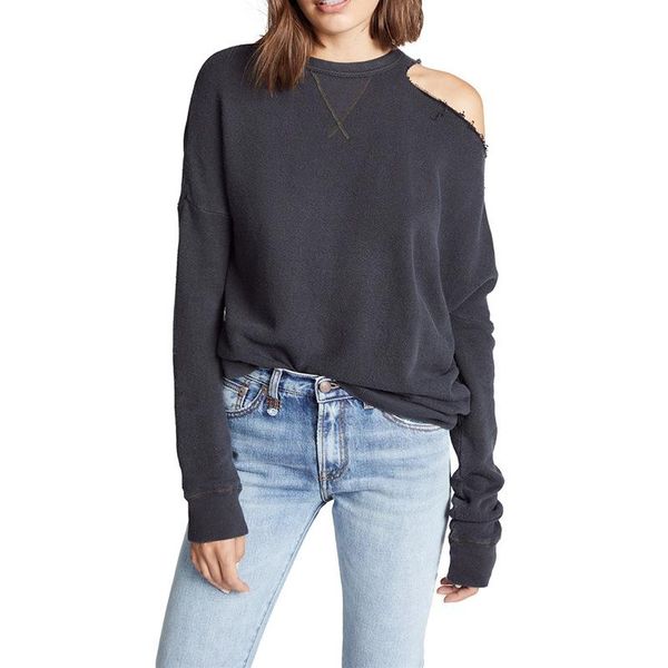 

women's hoodies & sweatshirts women hoodie spring / summer 2021 long sleeve vintage, Black