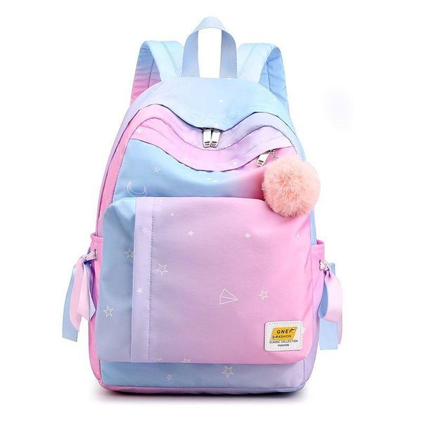 

women's fabric casual backpack for girls cute primary school backpacks teenagers designer kawaii pink schoolbag bags