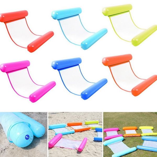 

life vest & buoy floating water hammock float lounger toys inflatable bed chair swimming pool foldable