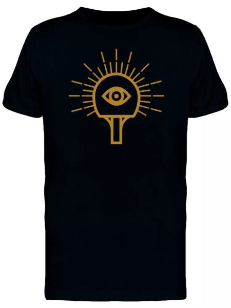 

Mystical Racket Gold Art Men's Tee -Image by Shutterstock, White;black