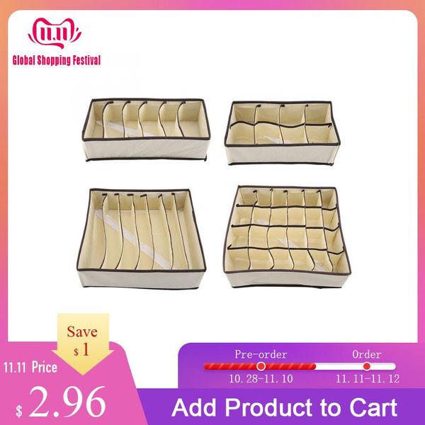 

storage drawers foldable box socks bins underwear organizer beige drawer closet organizers boxes for organiser