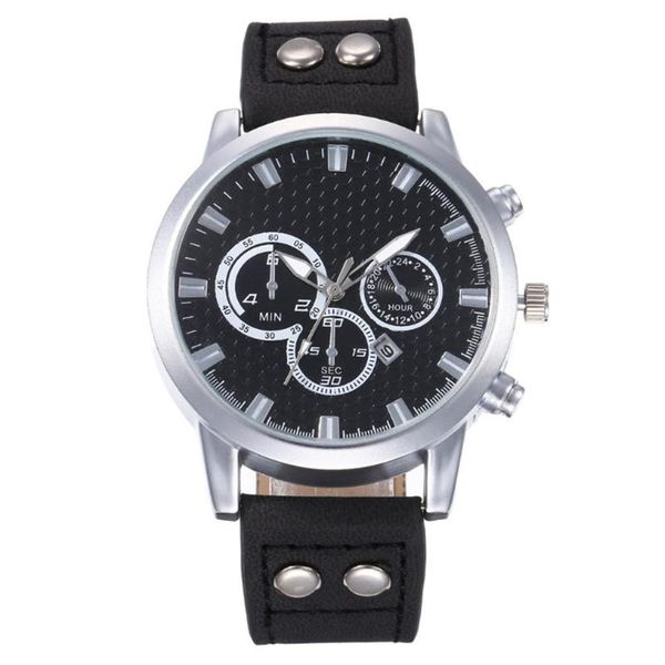 

wristwatches black men watch with multifunctional rattrapante business mens analog quartz wrist of calendar gift reloj hombre, Slivery;brown