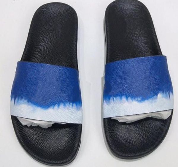 

102kw latest men design women flip flops slippers fashion leather slides sandals ladies casual shoes, Black