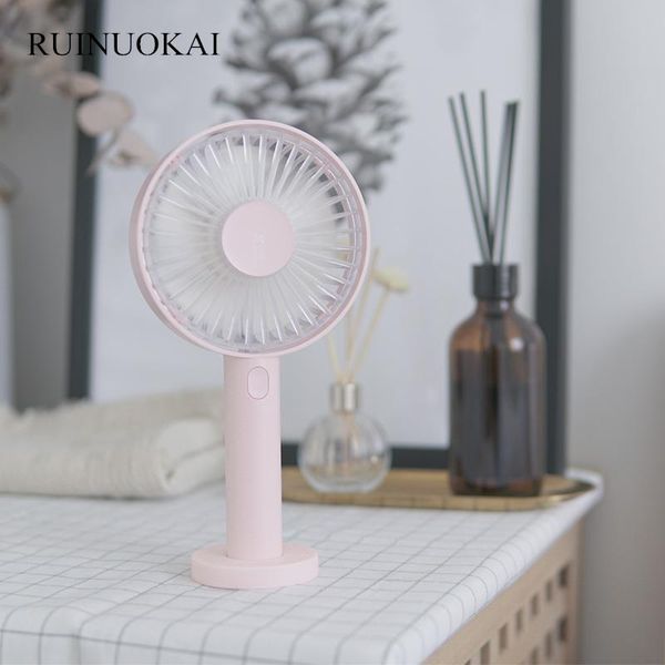 

electric fans ruinuokai usb battery mini fan portable rechargeable handheld air cooler conditioner small deskcooling for home outdoors