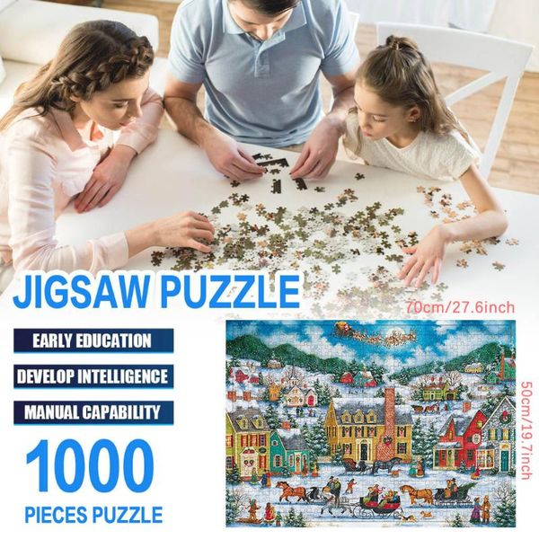 

party masks interesting mini picture puzzles 1000 pieces paper assembling puzzle toys for adults children kids games educational