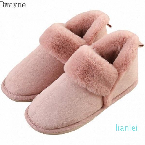 

2021 new winter bag with cotton ladies slipper plush warm non slip couple home snow black boots for women red from , $21.04|