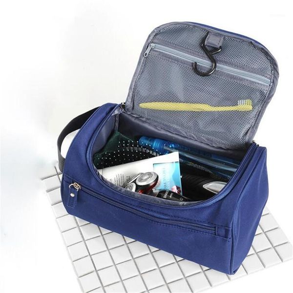 

nylon portable men cosmetic bag multifunction travel toiletry storage organize handbag waterproof shower women makeup bags & cases1