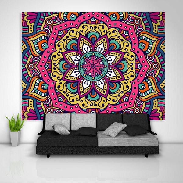 

tapestries ffo india mandala wall hanging tapestry boho decorative cloth hippie abstract painting carpets