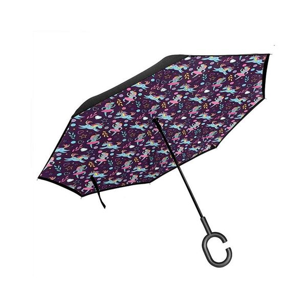 

umbrellas car reverse umbrella,ballerina dancing dream creatures peony fantasy girls rainbow stars heart print,with c-shaped handle
