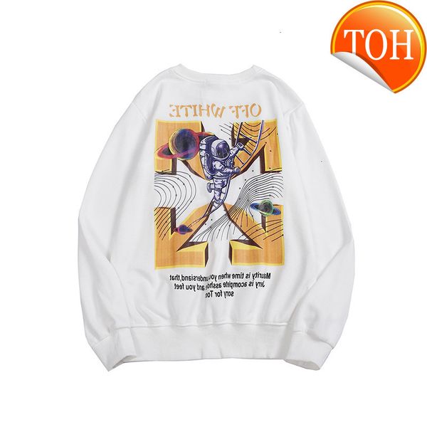 

astronaut off high planet street printed sweater style arrstyle long sleeve t-shirt jacket, Black