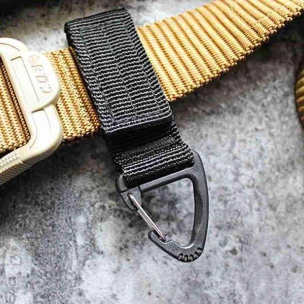 

cords, slings and webbing nylon keychain clasp belt tactical backpack travel kits carabiners hook d-ring bottle hanging hooks outdoor carabi