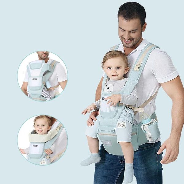 

carriers, slings & backpacks 0-48 month baby carrier bag travel multifunctional gift safety ergonomic kangaroo wrap sling kids waist stool w