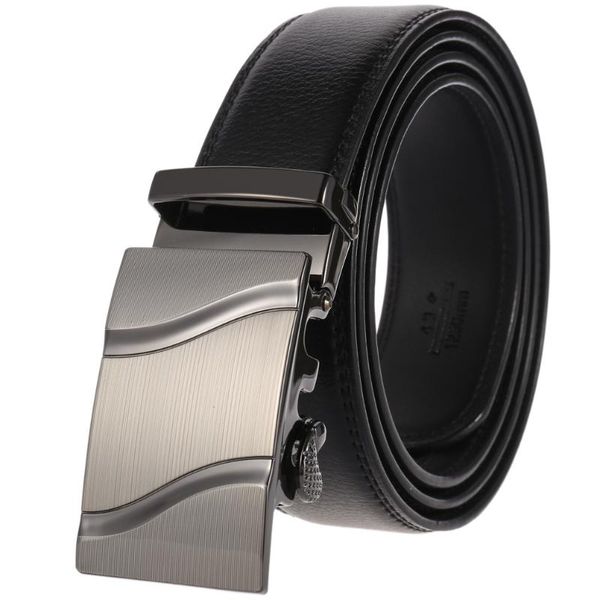 

belts male designer automatic buckle cowhide leather men's belt luxury men ceinture homme ly236-512459-1, Black;brown
