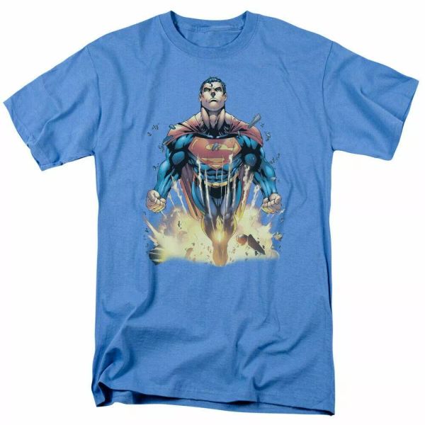 

Superman #224 Cover T Shirt Mens Licensed Classic DC Comics Tee Carolina Blue, White;black
