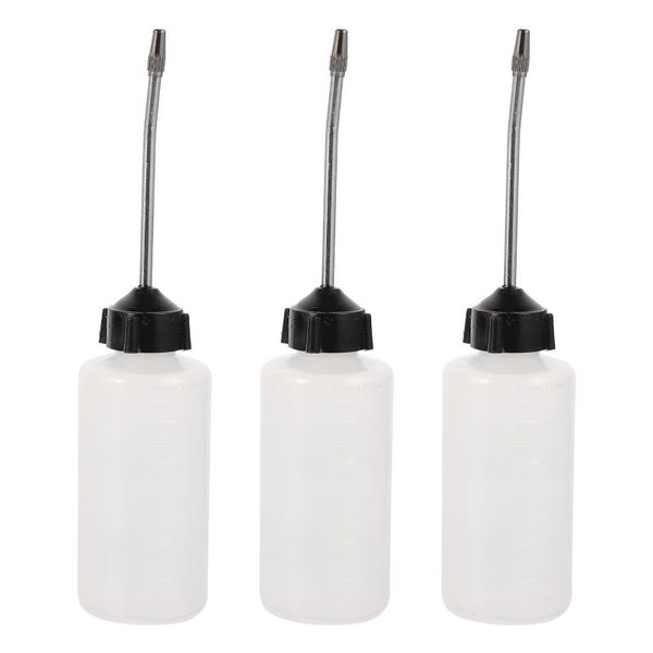 

sewing notions & tools 3pcs machine oiler oil dispenser empty bottles, Black