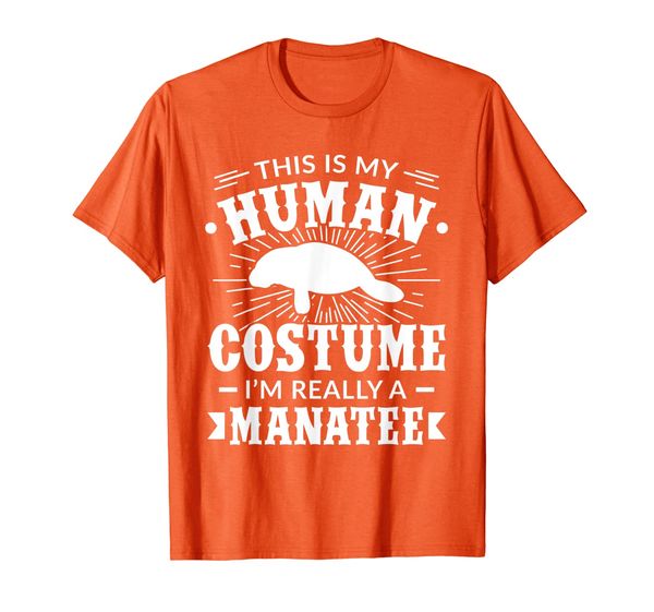 

human costume im really a manatee ocean life lovers t-shirt, White;black