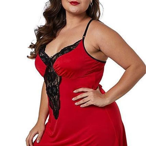 

underwear_ pajamas large size night women's suspender skirt fat d130, Black;white