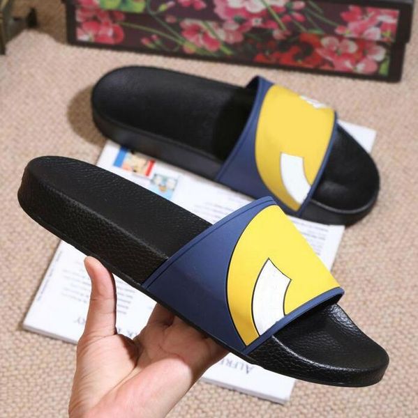 

slippers stylish slippers fashion slipper classics slides flat sandals men women designer shoes cat design summer huaraches, Black