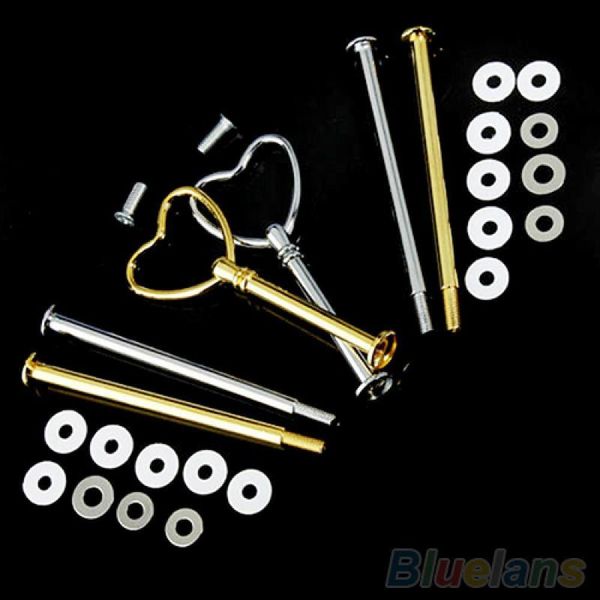 

other bakeware 1 set cake plate stands wedding birthday stand multistyle 2/3 tier handle fitting hardware rod tool