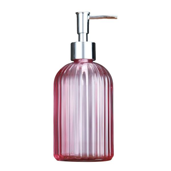 

storage bottles & jars refillable soap dispenser with rust proof pump glass hand e65f